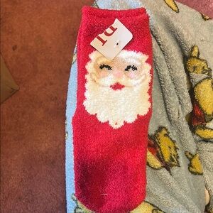 Santa Claus Fuzzy Socks